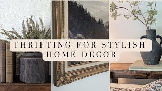 Thrift with Me  ||  High End Style Home Decor Haul ||  Budget Decorating