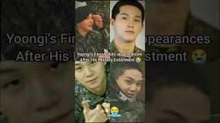Yoongi's First Public appearances  After His Military Enlistment  #suga #bts #fypviralシ