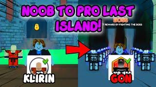 NOOB TO PRO to Last Island! + Got Full Team Of GON!! | Anime Punching Simulator Roblox!