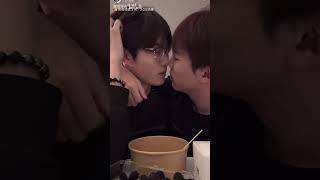 [BL] The intense gaze and Kissing 🫣Xiao Jiang & Xiao Hu Gay couple || Gay couple #bl #kiss #couple