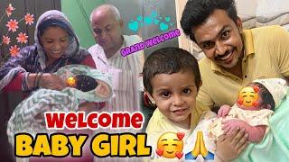 Newborn Baby Girl & Bhai Bhabi Ka Grand  Tau Tai Bane Gaya Hum