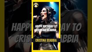  Happy birthday to #cristinascabbia female lead vocalist for the #lacunacoil  #shorts