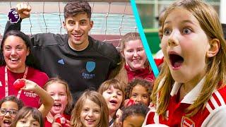 Kai Havertz SURPRISES community volunteers and kids at The Arsenal Hub