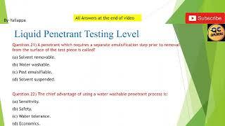 ASNT Level 2 Liquid Penetrant Testing: Mastering the General Examination