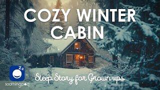 Bedtime Sleep Stories |  Cozy Winter Cabin ️ | Relaxing Sleep Story for Grown Ups | Edutainment