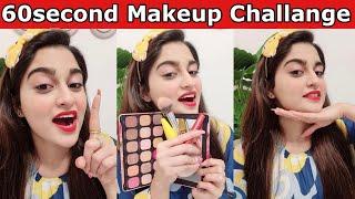 60 SECONDS!! MAKE-UP CHALLENGE ️ EPIC VIDEO FULL FUN | #shorts #youtubeshorts #ashortaday