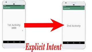 How to Start New Activity in Android Studio | Explicit Intent