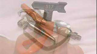 Установка сопла и соплодержателя на окрасочный пистолет Graco