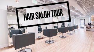 Salon Tour of a 1300 sq ft Hair Salon in California | Explore a Stylish & Functional Space