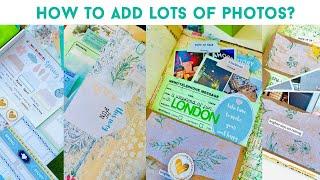 HOW TO ADD LOTS OF PHOTOS TO JOURNALS | Junk Journaling | March Kit Unboxing