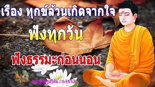 เรื่อง ทุกข์ล้วนเกิดจากใจ - ฟังธรรมก่อนนอน หยุดคิดมากเหนื่อยใจ ช่วยให้จิตใจสงบMP3พุทธศาสนา พระพุทธร