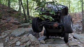 Wheelieing jeeps and stuff at Dark water PA