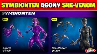  Symbionten She-Venom | Agony | Fortnite ItemShop Symbionten Set