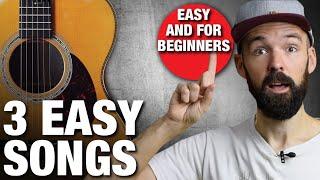 Guitar Lesson - 3 cool & very easy Songs for Beginners