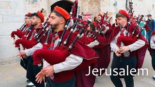 Jerusalem celebrates Orthodox Easter. Church of The Holy Sepulcher. Full Video