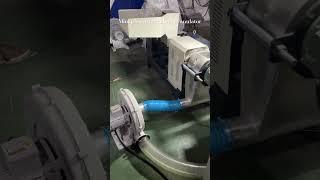 Plastic film recycling pelletizer