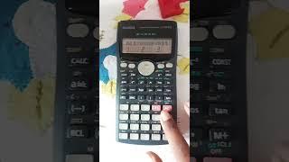 scientific calculator Trick