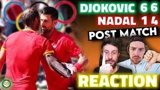 Djokovic DOMINATES Nadal  | Paris Olympics 2024 | Post Match Reaction