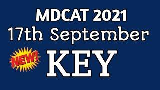 #mdcat2021 | 17th September Evening | Complete Answer Key | #mdcat2021test | #edu4all