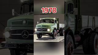 Mercedes Benz Truck Evolution #shorts #billionarerules #truck #evolution