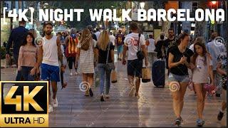 [4K]BARCELONA NIGHTLIFE |summer night in central Spain #travel #adventure #viralvideo#europe