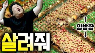 양각 뮤턴트 2만마리에 자이언트 웨이브까지! 모두 잡고 승리하겠습니다