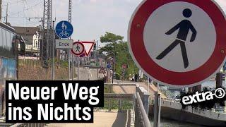 Realer Irrsinn: Radweg ins Nichts in Hessen | extra 3 | NDR