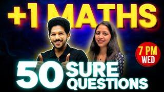 Plus One Maths Christmas Exam | 50 Sure Questions | Exam Winner Plus one