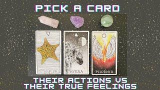 PICK A CARD - Their ACTIONS Towards You Vs. Their True FEELINGS For You - Timeless Love Reading