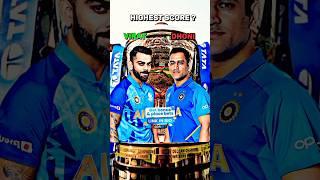 VIRAT KOHLI VS MS DHONI T20I STATS COMPARISON  #shorts #cricket #viralshort #trending #short