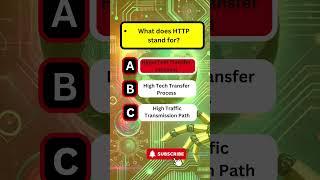  What Does HTTP Stand For? | Internet Basics Explained! #Shorts"#iqtest#shorts#foryou#trivia#gk