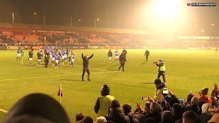 BLUES GO TOP OF THE LEAGUE: Celebrations at Crawley