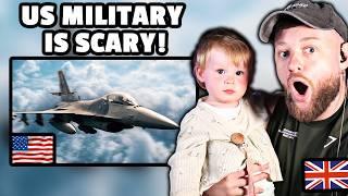 SHOCKED BRIT Reacts to the US Military "When F-16 Falcons Ate Hawks for Breakfast"