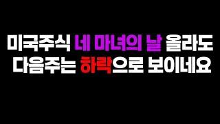 미국주식 여기 위로 못 올리면 전부 트랩입니다. 오른다고 속으면 안됩니다.