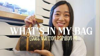 WHAT’S IN MY BAG  LOUIS VUITTON PAPILLON 19 (+ a Bottega Veneta Dupe?? )