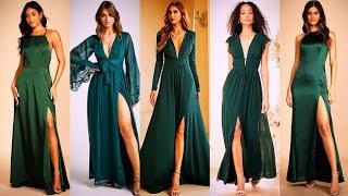 60 + Elegant and Classy Emerald Green Dress Outfit Ideas For Formal Events Gala Dress A- Line Dress