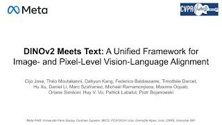 dino.txt A Unified Framework for Image- and Pixel-Level Vision-Language Alignment (CVPR 2025)