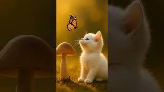 When a Butterfly Chooses You #shorts #cat