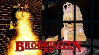 UNE PRINCESSE MALÉFIQUE ME REND VISITE SUR BROOKHAVEN  RP ! Roblox horror movie