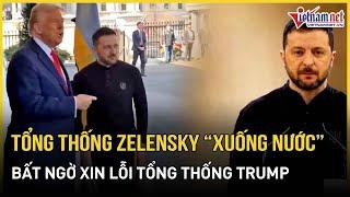 Chấn động: Ông Zelensky bất ngờ "xuống nước" xin lỗi ông Trump ngay trước thềm đàm phán Mỹ - Ukraine