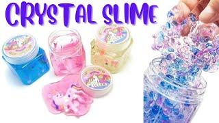 Crystal Clay Slime | UNICORN Crystal Slime | UNBOXING and REVIEW