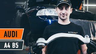 How to change front suspension arm on AUDI A4 B5 Saloon [TUTORIAL AUTODOC]