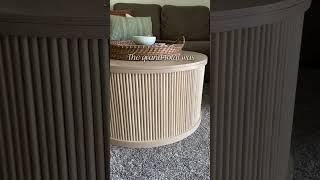 DIY Fluted Coffee Table COST BREAKDOWN  #diyfurniture #diyhomeimprovement