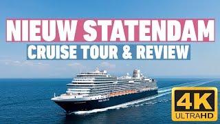 Holland America Nieuw Statendam Cruise Tour and Review in 4K | Holland America Line