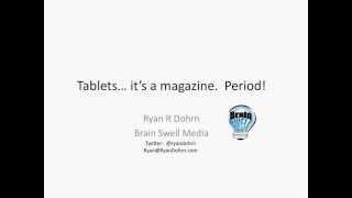 How Tablets Can Help With Sales & Publishing