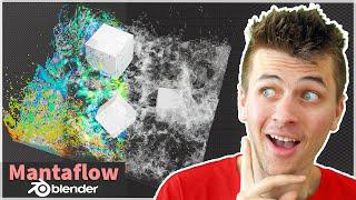 the New Blender Fluid Simulator is AWESOME - MantaFlow Tutorial