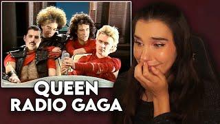 SURPRISINGLY EMOTIONAL!! First Time Reaction to Queen - "Radio Gaga"