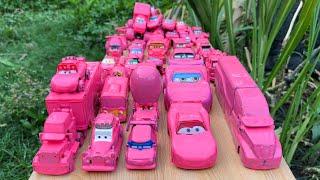 Clean up muddy minicars & disney pixar car convoys! Play in the garden