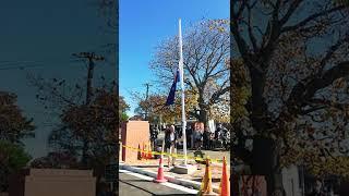 Aranui flagpole reinstatement Anzac Day 2022