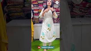 Pure Cotton Designer A-Line Suit #sushmascollectiondelhi #sushmascollection #womenfashion